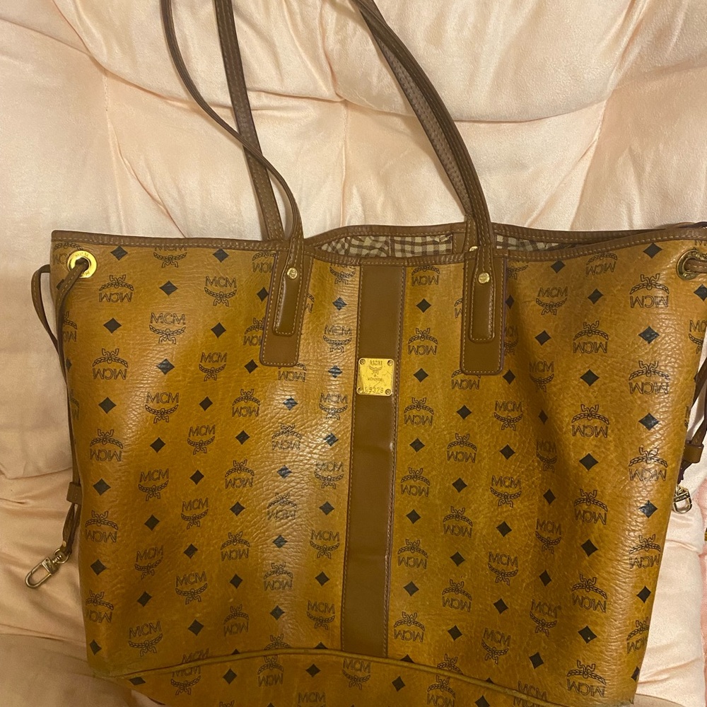 Large MCM Tote Bag